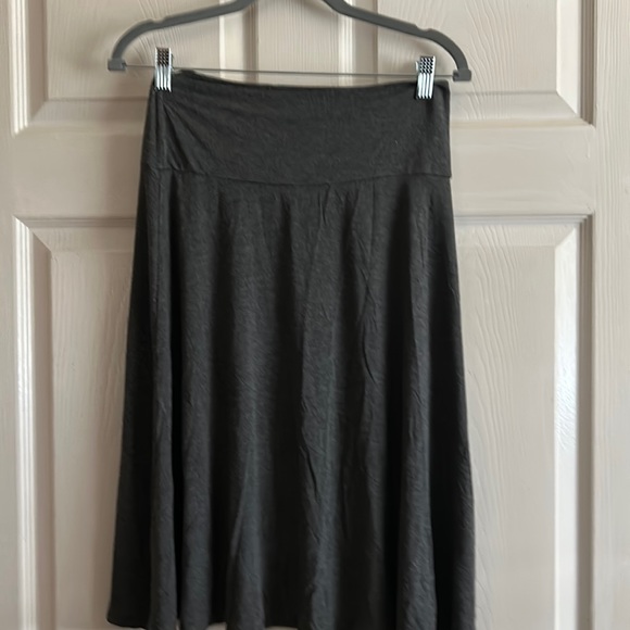 Gray midi skirt - Picture 1 of 2